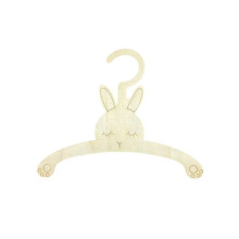 20PCS Cute Wooden Clothes Hanger Wall Hanging Coats Rack Baby Clothings Storage Organizer Wood Display Holder G