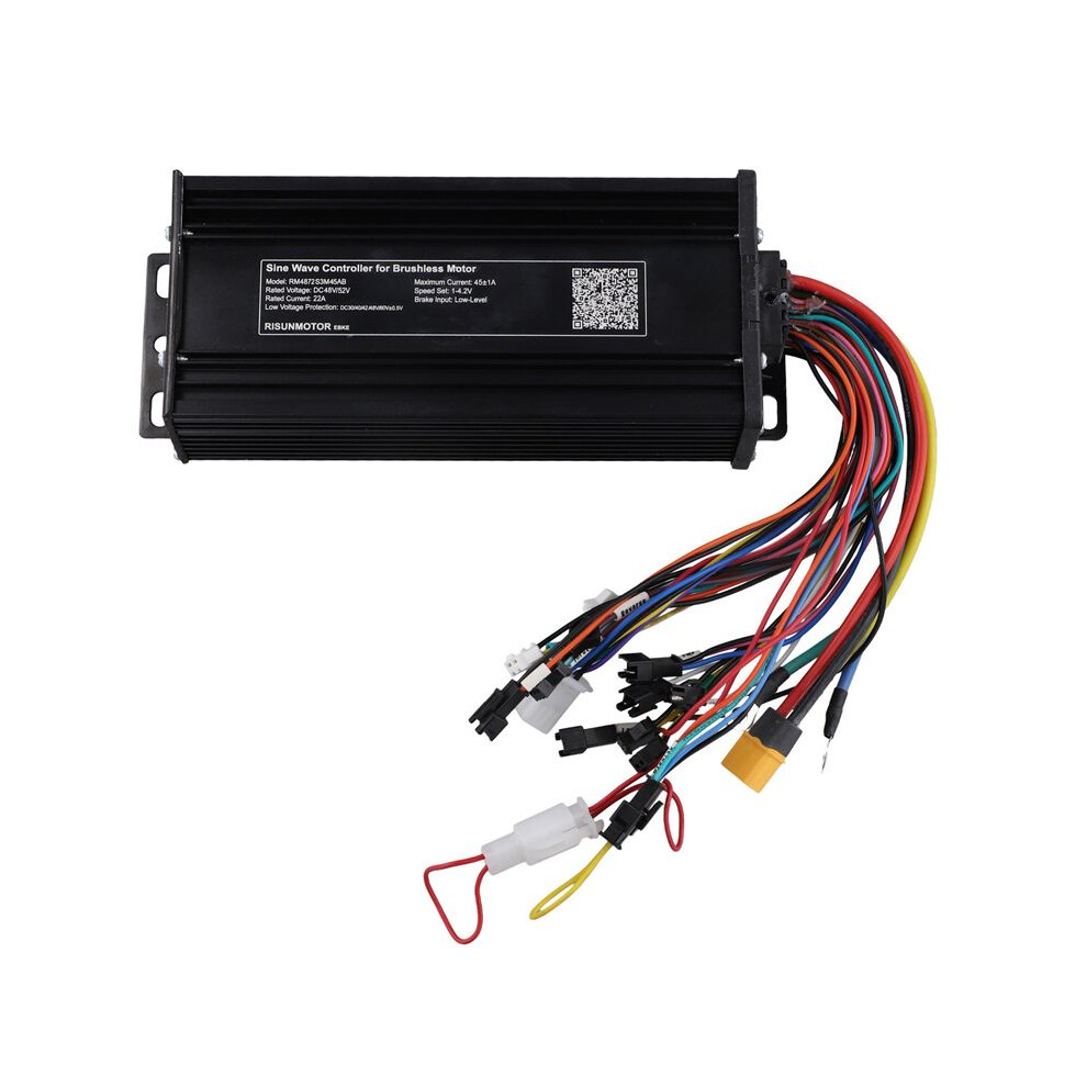 Electric Bike Sine Wave Ebike Controller For Electric Bicycle Tricycle Ebike E-Scooter 36V 48V 52V 45A 6033339485648