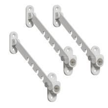 Window Stopper Lock Window Positioning Stop Home Security Door and Window Sash Lock Baby Protection White