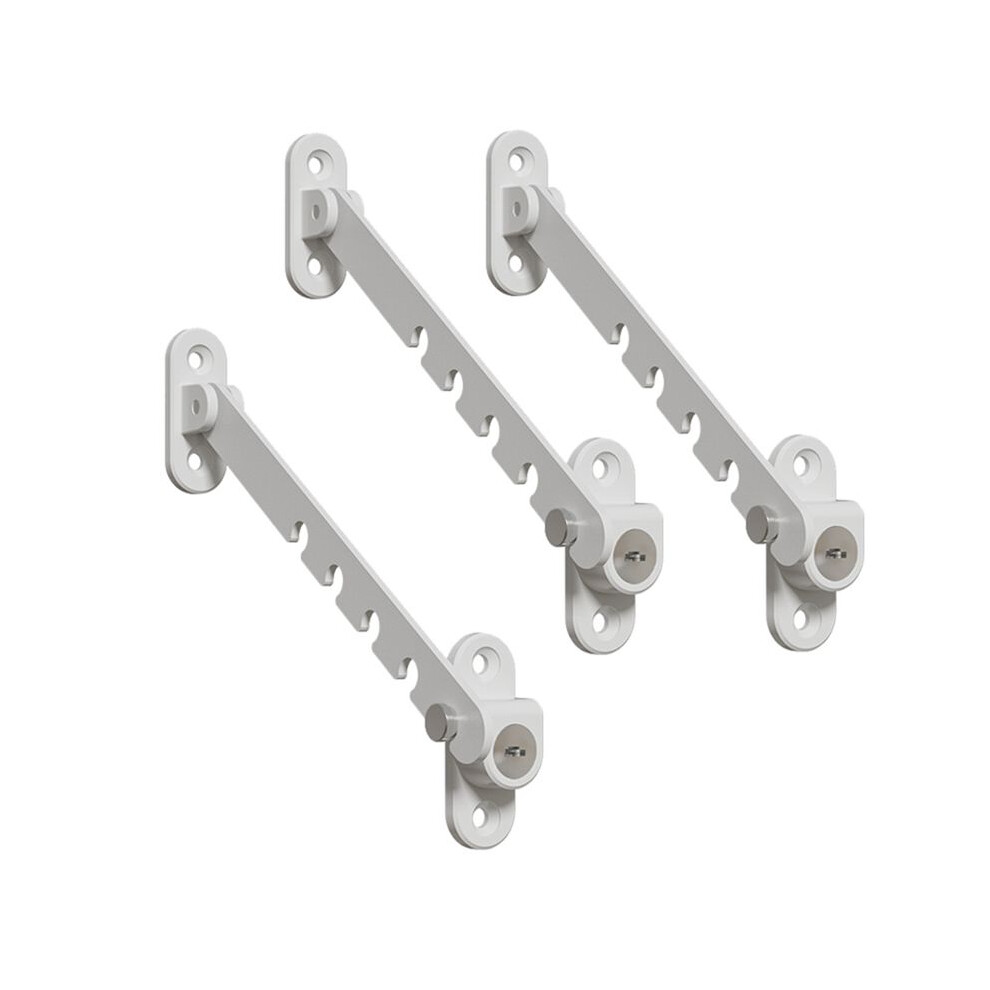 Tlily Window Stopper Lock Window Positioning Stop Home Security Door And Window Sash Lock Baby Protection White