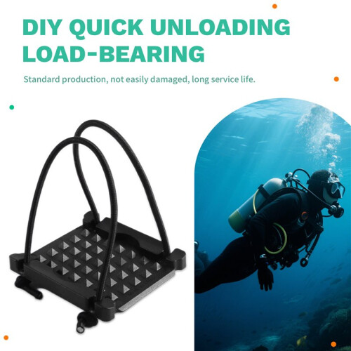 Diving Counterweight Fixed Plate Wear Resistant Diving Weight Bottom Plate Adjustable Diving BCD Accessories 2