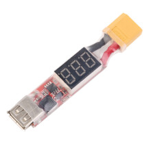 Universele batterij-naar-USB-adapter Kleine-XT60s-stekker