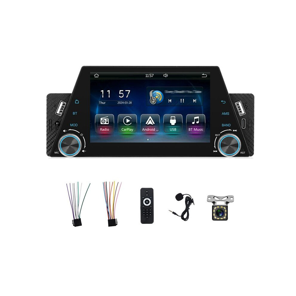 Car Radio Single Din 5 Inch Touchscreen Car Stereo With Carplay Android Auto Mirror Link Fm Usb Swc Backup Camera 4711419691722