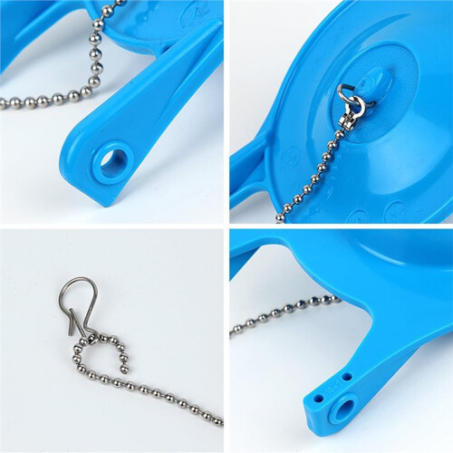 Toilet Flapper Replacement, 2 Pack 3 Inch for  99-788 with 2 Handle Chains Rubber Water Saving Easy to Install 1