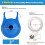 Toilet Flapper Replacement, 2 Pack 3 Inch for  99-788 with 2 Handle Chains Rubber Water Saving Easy to Install 7