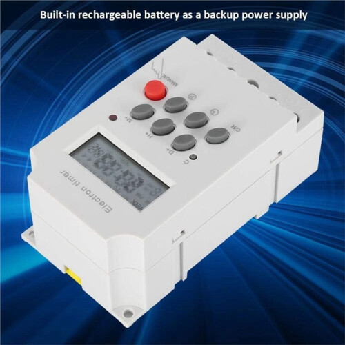 25A Digital Timer  Programmable Electronic  Control 7 Day Heavy Duty Digital Programmable Timer 2