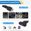 USB 3.2 20Pin Type-E IDC Front Panel Header Extension Cable with PCIE Bracket 20Gbps Type E Male to USB C Female Cable 1