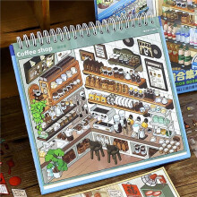 33pcs/Book Miniature Scene Collection 8.0, 3D Diorama Stickers, Journal Decor, Collector'S Series Material