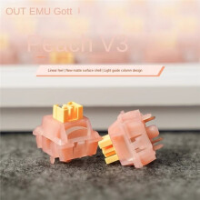Peach Silent Magnetic für 2-Pin Linear Vorgeschmiert für Hall-Effekt für Gaming-Tastaturen