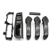 Carbon Fiber LHD Car Front Rear Left Right Door Pull Grab Handle for Bora 4 MK4 1999-2004