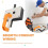 Wire Puller Handheld Wiring Tools 8mm Tugger Multifunctional for Electrician Pipe Narrow Spaces Wall Underground Orange 5