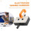 Wire Puller Handheld Wiring Tools 8mm Tugger Multifunctional for Electrician Pipe Narrow Spaces Wall Underground Orange 6