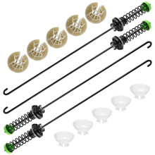 W11130362 4Pcs Washer Suspension Rod Kit,for Washing Machines-Fit 11022352510, WTW5000DW2,MVWC565FW0, WTW5000DW0