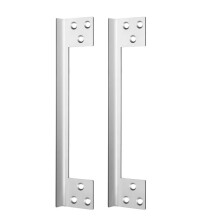 2 Pcs Door Guard Plate Outswing Angle Protector Door Cover Shield L Shaped Security 11Inch
