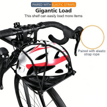 Fietsdrager voor op Het Voorwiel, Fietstassen, Bagagerek, MTB-Fietsdrager met een Draagvermogen van 5 Kg