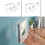 CD Jewel Case Holder Wall Mount Protector for Single & Double Disc CD Box Display Frame Shelf, Acrylic CD Display Case 5