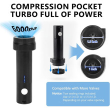 Sladdlös Elektrisk Vakuumpump för Vakuumförvaringspåsar, Bärbar USB-Laddningsbar Tätnings- och Kompressionspump