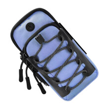 Flexibele verstelbare armhoes voor telefoons tijdens het-Blauw