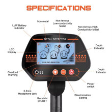 High Sensitivity Beach Treasure Finder Handheld Underground Metal Detector for Children High Precision Gold Detector