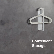Magnetic Clothes Hanger Dryer Side Hanger, Laundry Room Organization and Storage Hanger Rod Rack