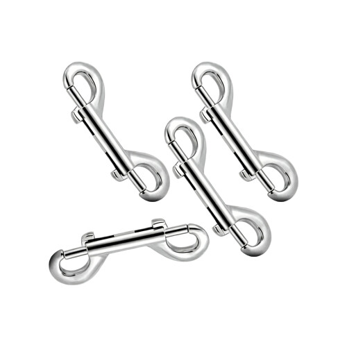 4 Stück Karabiner für Pferdeausrüstung, doppelseitiger-70mm