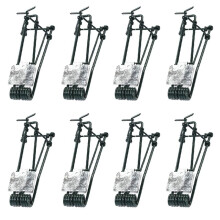 8 Unidades Armadilhas para Toupeiras,Armadilhas Táticas Metal para Ratos e Ratos-Camundongos,Mata-Gophers para Áreas Externas,Mantém As Toupeiras
