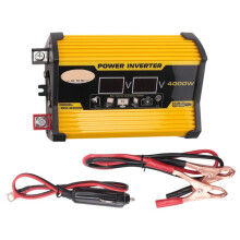 12V to AC 220V 4000W Car Inverter LED Display Multifunction 2 USB Power Converter Charger Adapter