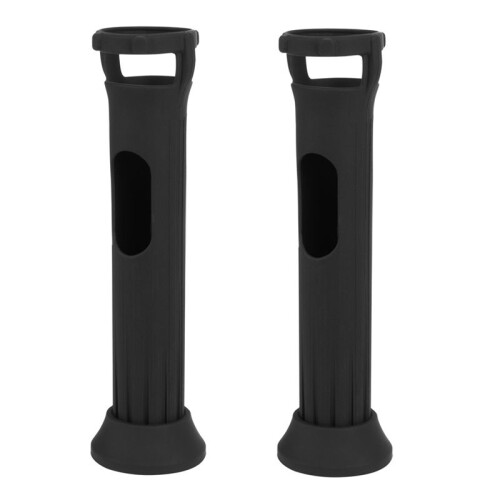 Silicone Case for  Wireless Microphone Anti-Rolling Protective Case with Base Mic Sleeves Microphone Stand 2Pcs