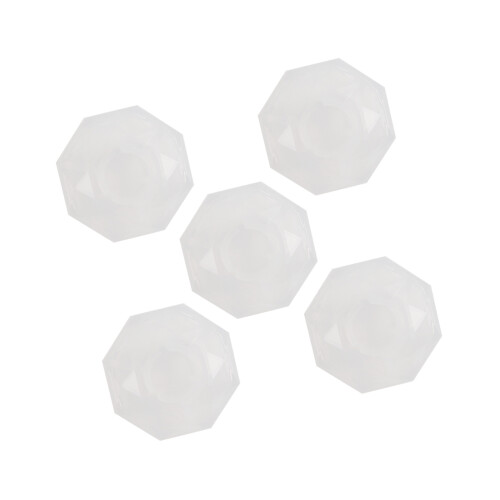 Nonslip Effect Pedal Cap-Neutral Diamondd Transparent pack of