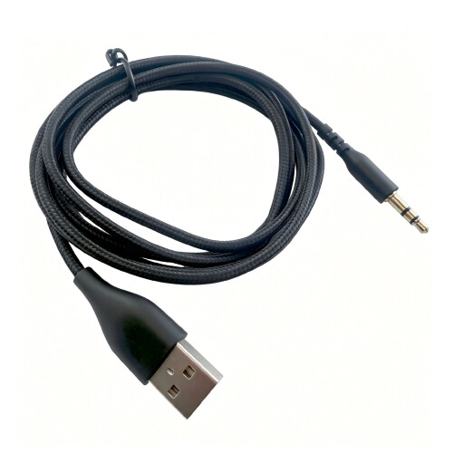 Rallonge sonore USB vers 3.5Mm, câble de remplacement tressé