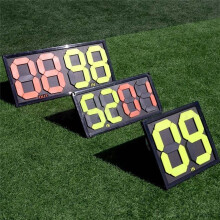 Football Soccer Substitution Card Board for Competition Practice Double-Sided Display 2-Digit Substitution Card