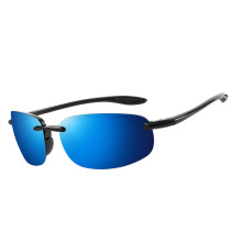 Lunettes de soleil de pêche polarisées pour-Pelliculage bleu