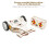 DIY Wooden Remote Fighting Vehicles Model Educational Kit Experiment Physics Science Learning Kit for School Supply 1