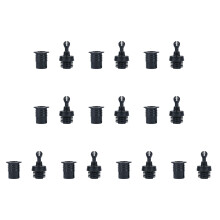 10 Teile/satz Schwarz Matt Lautsprecher Panel Clip Gewinde-13