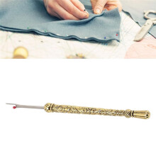 Seam Ripper and Thread Remover Kit, Sewing Seam Remover Tool Set with Positioning Tap for Crafting, Sewing Gold