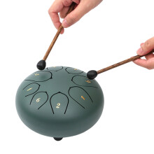 Steel Tongue Drum with Drumstick 8 Note Percussions-C