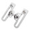 Quick Install Folding Bike Brake Caliper Extension-Silver 1
