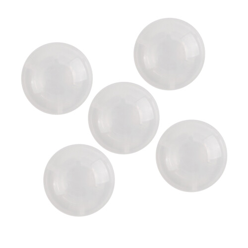 Guitar Effect Footswitch-Neutral mushroom  Transparent pack of