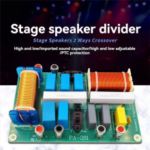 1000W High Power Professional Speaker Divider Audiophile-Grade Sound Quality Adjustable High and Low Frequency Divider