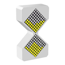 LED Cyfrowa Elektroniczna Lampka Nocna w Kształcie Klepsydry Regulowany Grawitacyjny Zegar w Kształcie Klepsydry Dynamic Flow Lampka Nocna do
