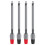 4pcs Wire Piercing Probe Kit, 7.48x0.79inch for TP81 Multimeter Voltage Voltmeter Thermometer Testing(2mm, 4mm) 1