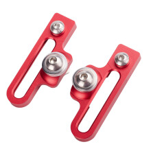 Fietsen Rem Mount Extender Vouwfiets Remklauw Verlengbeugel-Rood