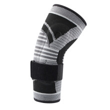 Tenniselleboogsteunband Elastische elleboogbrace-arm-Zwarte M