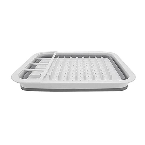 Kitchen Foldable Dish Rack Storage Water Leakage Plastic Tableware Bowl Dinnerware Drain Bowl Tray Home Drying Rack