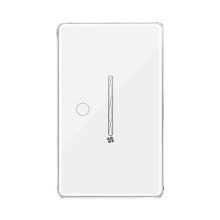 Zigbee  Fan Light US  1 Gang Touch Control Ze Sterowaniem Suwakowym Prędkość Wentylatora Neutralna Wymagane Użycie z Aplikacją Tuya