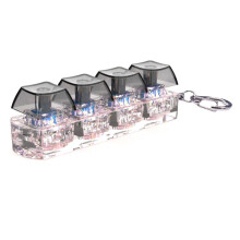 4Keys Klawiatura Klawiatura Fidget Zabawka Stres Relief DIY Klawisze Zabawka Klawiatura Klawiatura Przycisk Fidget Klawisze C