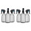 Plastic Spray Bottles for Cleaning Solutions,10OZ Reusable Empty Container with Durable Black Trigger Sprayer, 6Pack 2