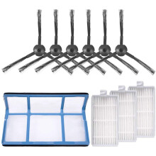 Replacement Accessories Kit for V3 V3S V5 V5S V5S Pro Robot Vacuum Cleaner Filter Pro Robot Vacuum Cleaner Filters Side Brushes