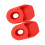 1Pair Bicycles Crank Protections Sleeve Arm Protector Pedal-Red 1