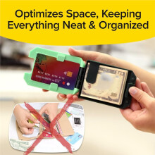 Wallets RFID Blocking Wallet for Men with Removable Money Clip - Slim, Secure and Anti-Crush